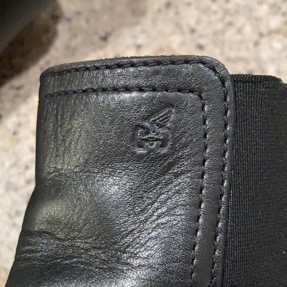 Size 12 Men’s (11 UK) Hogan Black Leather Chelsea Slip on Boots - Picture 3 of 13